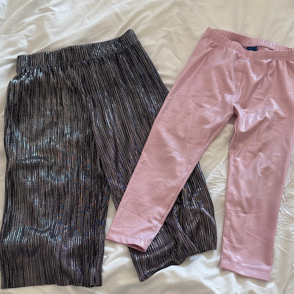 Old Navy Metallic Black Pants